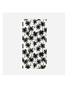 Luca Beach Towel in Black/White