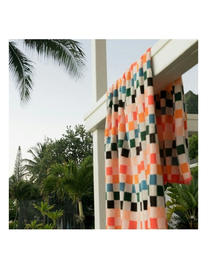 Sundown Oversized Beach Towel in Multi image 3