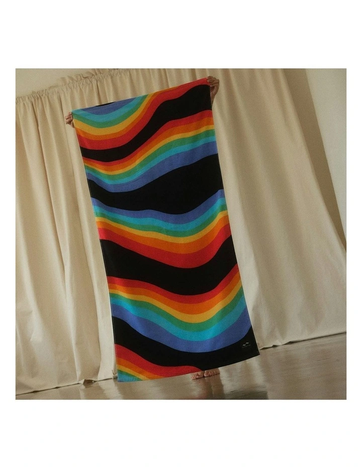 Roygbiv Beach Towel in Rainbow image 2