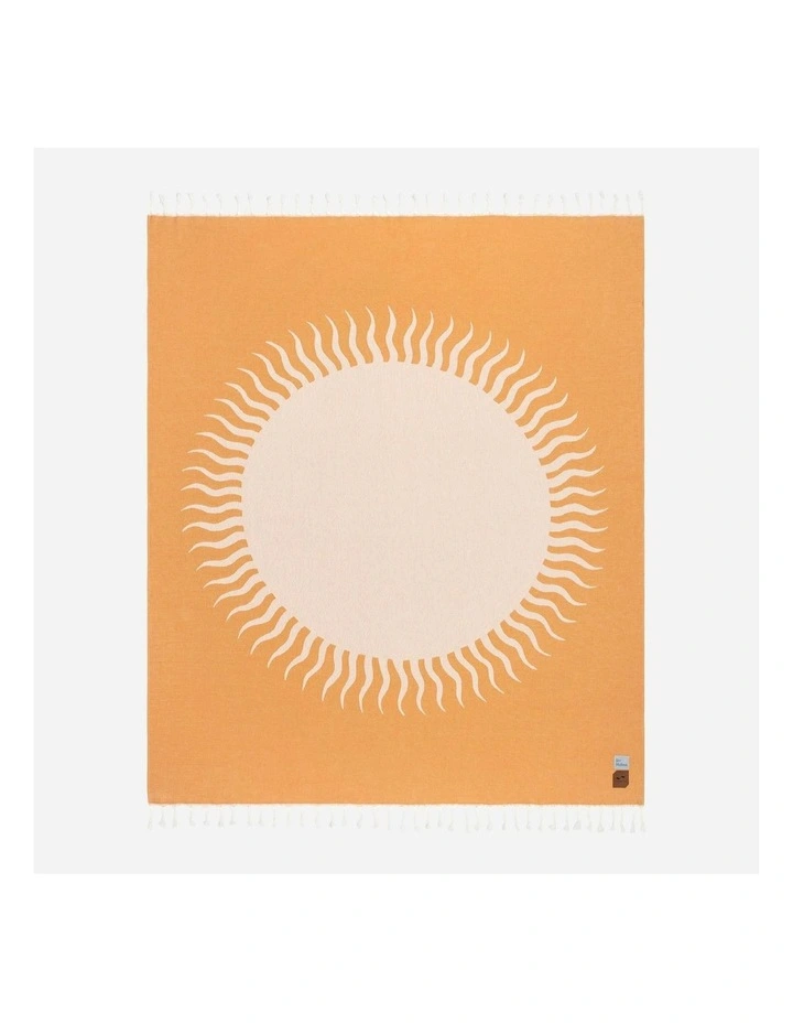 Sol Throw Blanket in Henna image 1