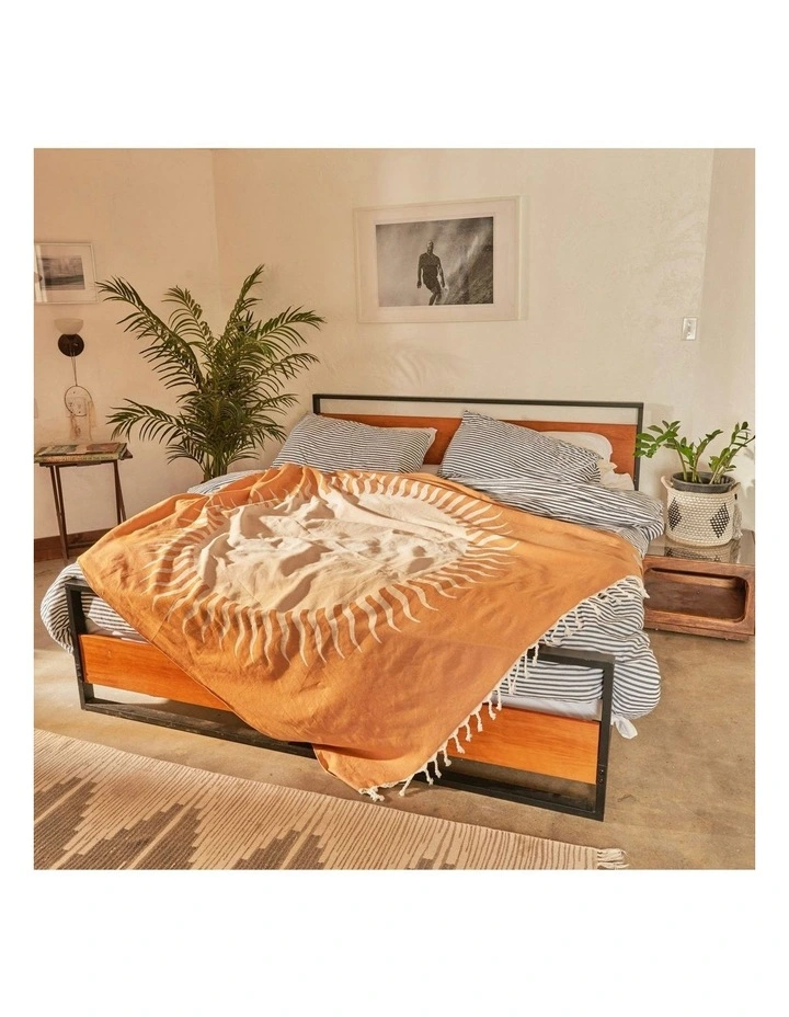 Sol Throw Blanket in Henna image 4