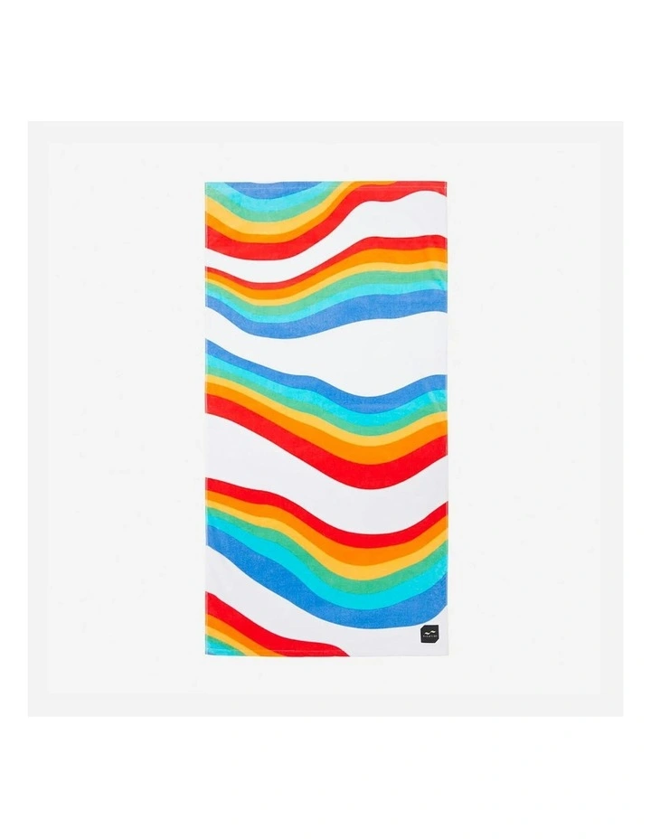 Roygbiv Beach Towel in White image 1