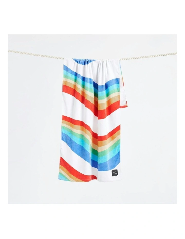 Roygbiv Beach Towel in White image 5