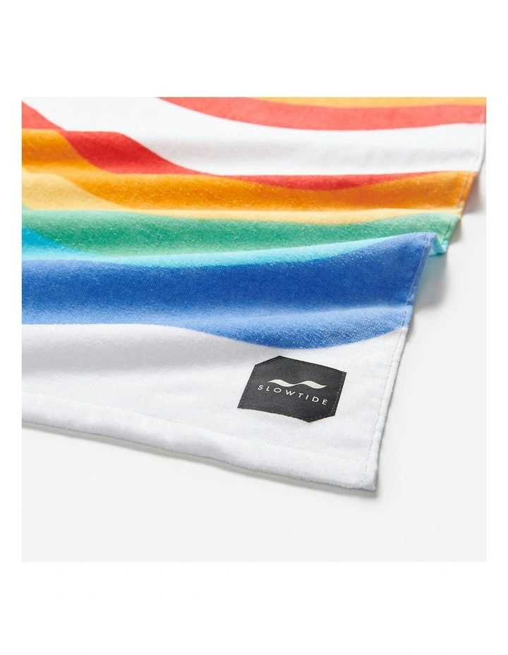 Roygbiv Beach Towel in White image 6