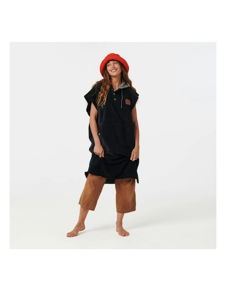 The Digs Changing Poncho in Black image 5