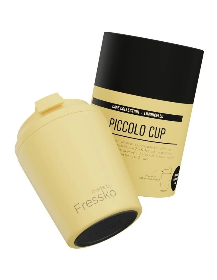Piccolo Stainless Steel Reusable Cup 120ml/4oz in Limoncello image 5