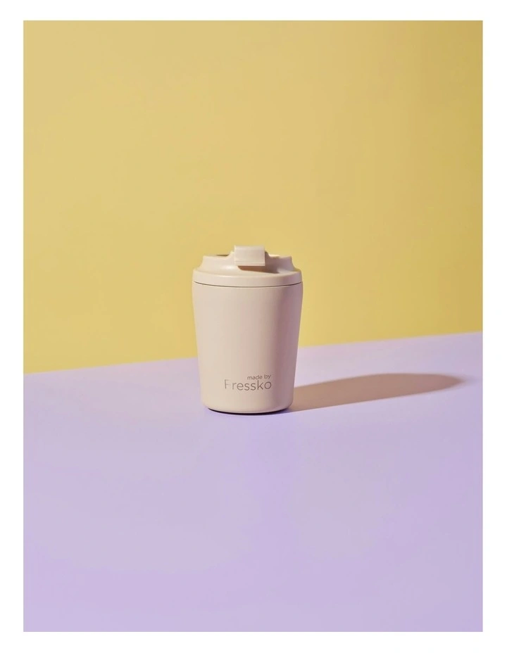 Piccolo Stainless Steel Reusable Cup 120ml/4oz in Oat image 3