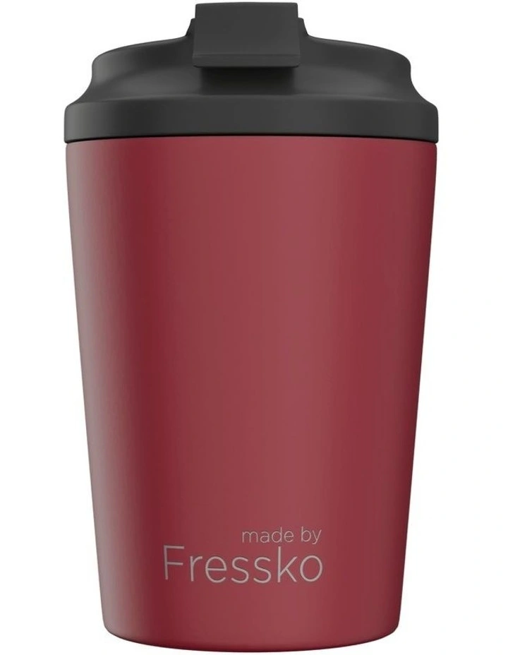 Reusable Ceramic Cup 340ml 12oz in Red image 1