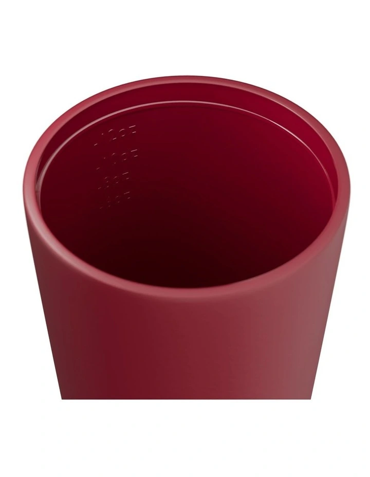 Reusable Ceramic Cup 340ml 12oz in Red image 2