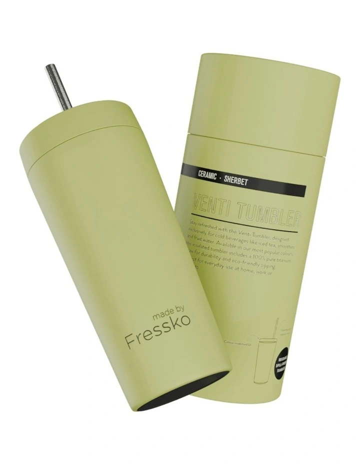 Venti Ceramic Tumbler 600ml/20oz in Green image 3