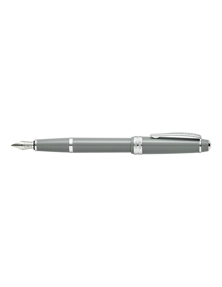 Bailey Fountain Pen, Medium Nib in Light Grey image 2