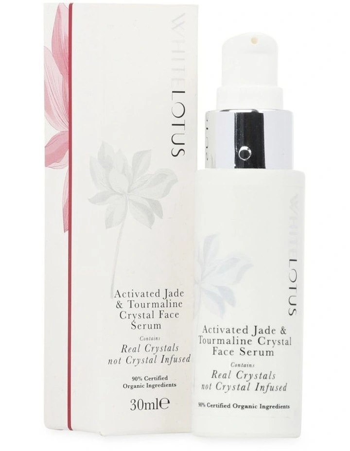 Activated Jade & Tourmaline Crystal Face Serum 30ml image 2
