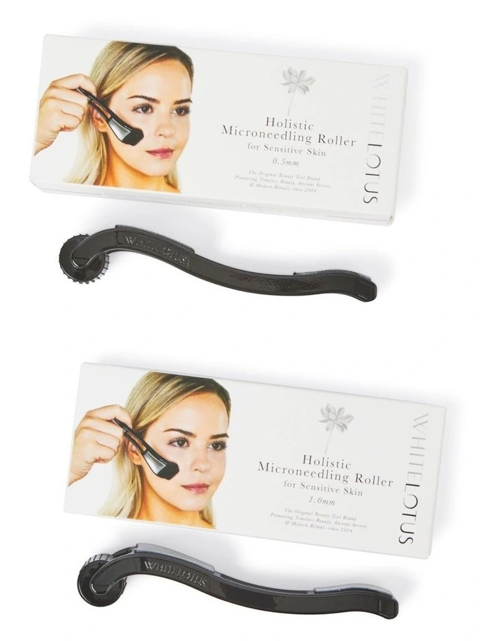White Lotus Holistic Derma Roller For Sensitive Skin 1.0 mm image 4
