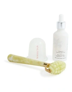 White Lotus Intensive Jade Roller & Body Sculpting Cupping Kit