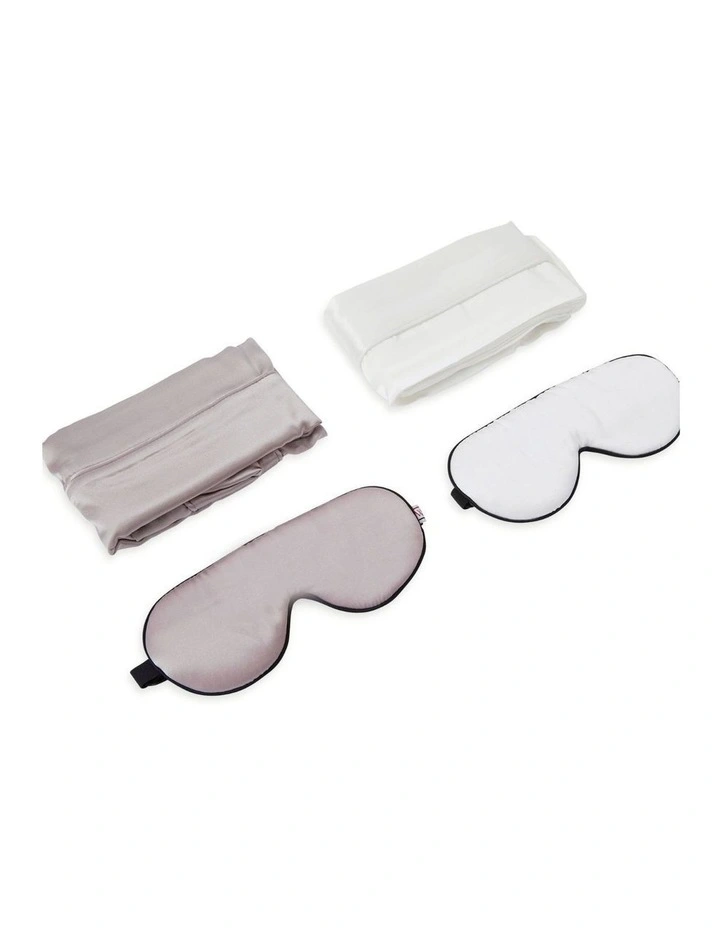100% Mulberry Silk Pillowcase And Eye Mask Set Cruelty Free image 2
