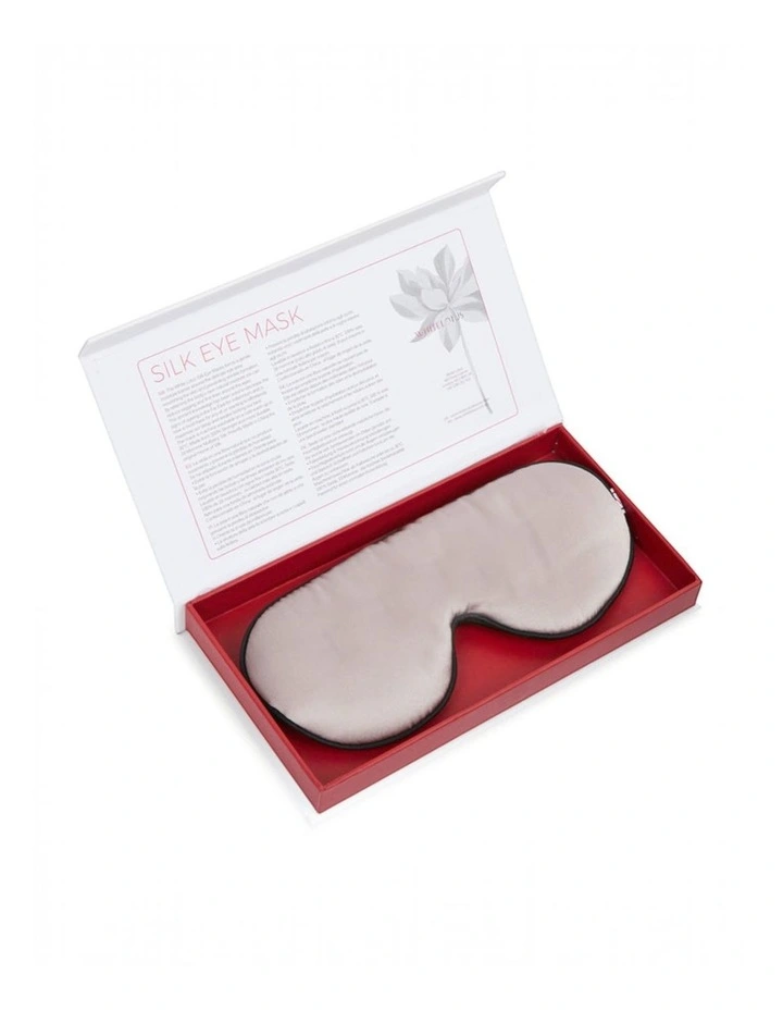 White Lotus 100% Mulberry Silk Eye Mask Cruelty Free image 2