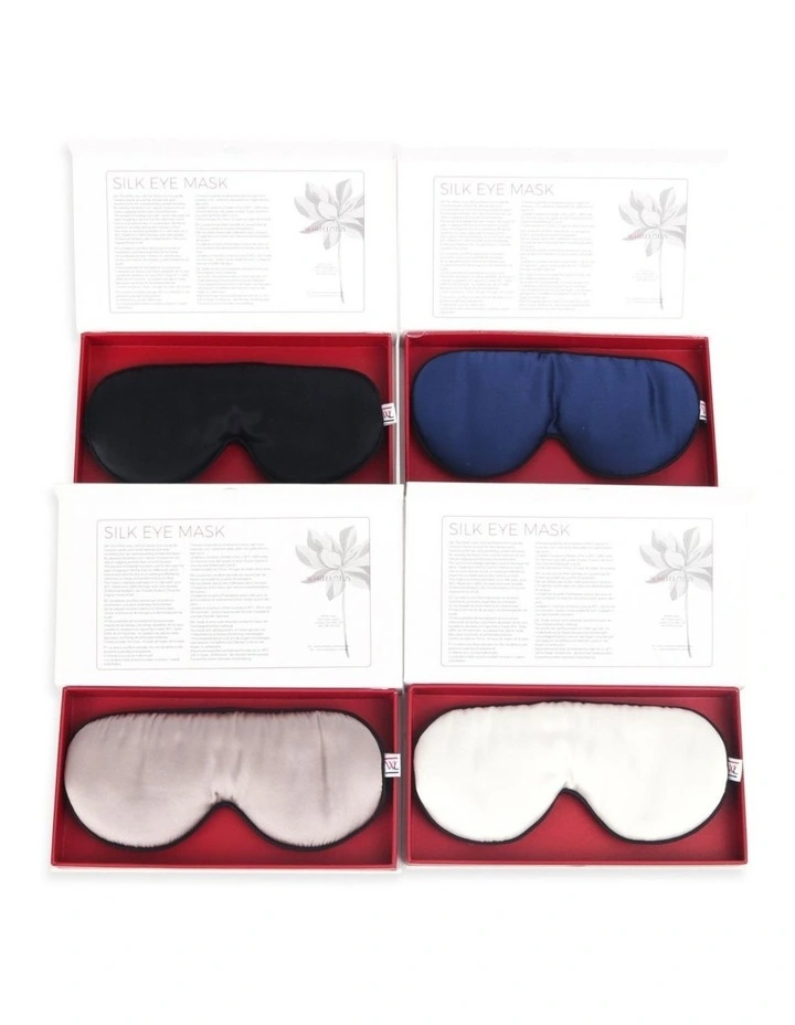 White Lotus 100% Mulberry Silk Eye Mask Cruelty Free image 6