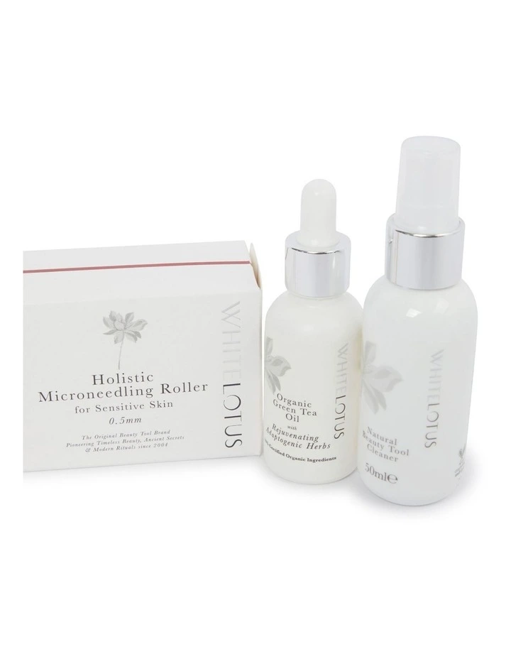 White Lotus Anti Aging Dermaroller Kit For Sensitive Skin 0.5 mm image 4