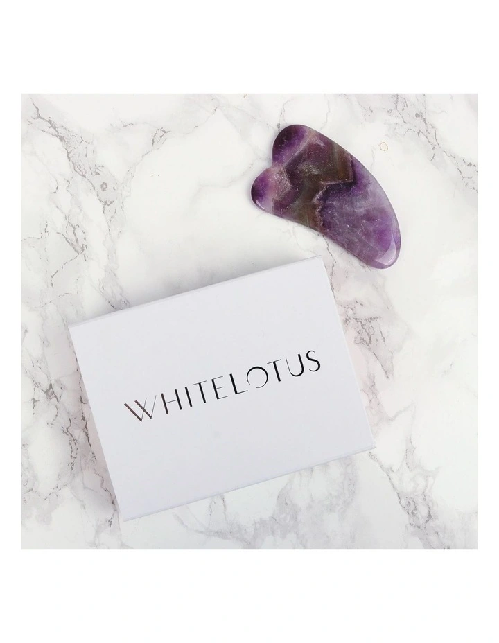 Premium Amethyst Crystal Gua Sha image 3