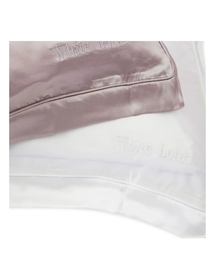 100% Mulberry Silk Pillowcase Oxford Style 19 Momme Cruelty Free image 2