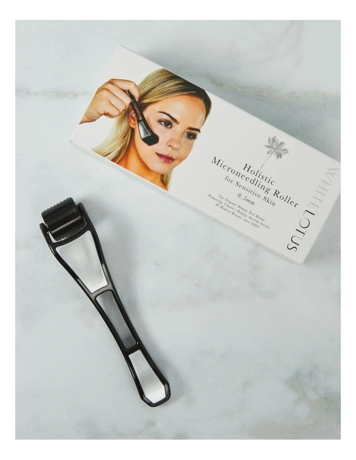 White Lotus Holistic Derma Roller For Sensitive Skin 0.5 mm image 2