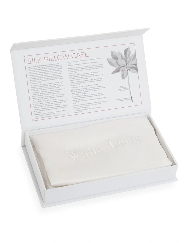 100% Mulberry Silk Pillowcase Oxford Style 19 Momme Cruelty Free image 4