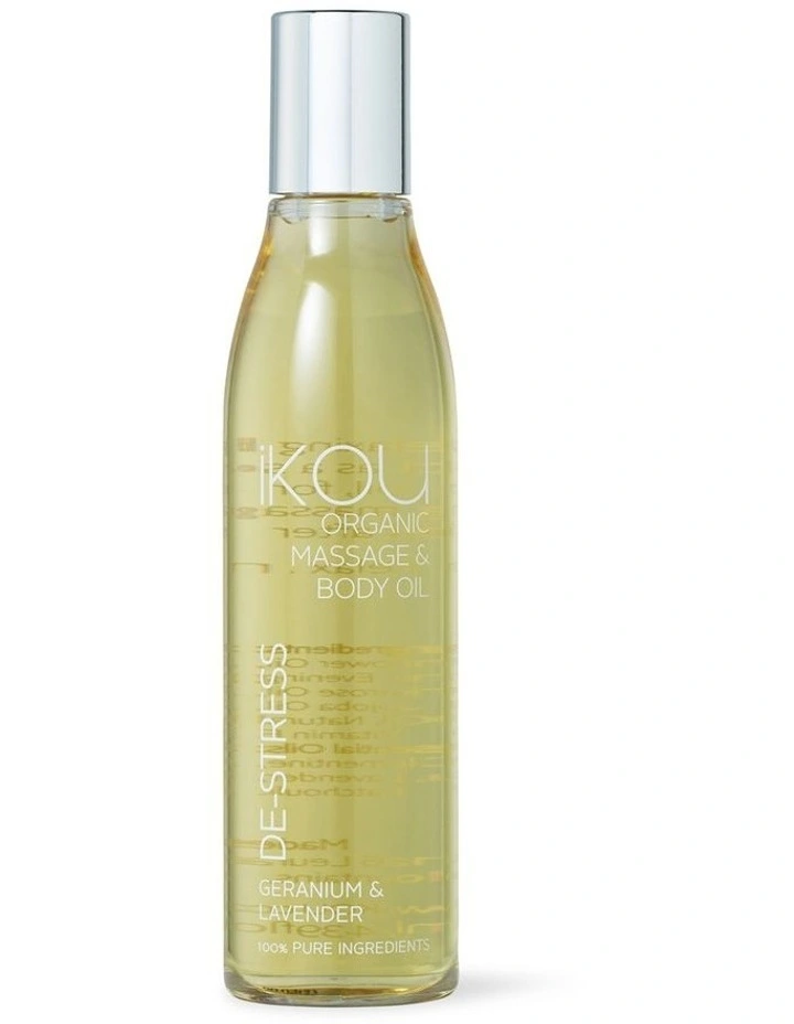 De-Stress Organic Massage & Body Oil image 1