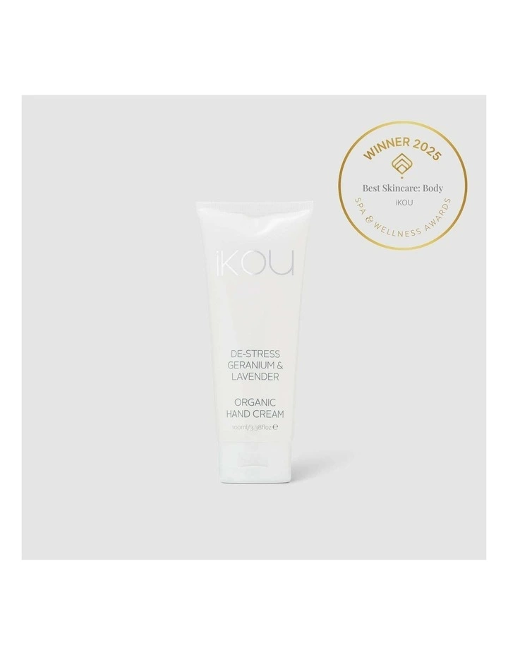 De-Stress Geranium And Lavender Organic Hand Cream image 2