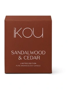 Limited Edition Sandalwood And Cedar Large Candle