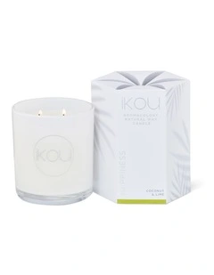 Eco-Luxury Candle Glass Happiness