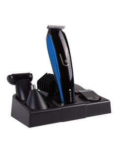Remology 5-in-1 Rechargeable Grooming Kit - Trimmer, Precision, Nose & Ear, Design, Foil Shaver