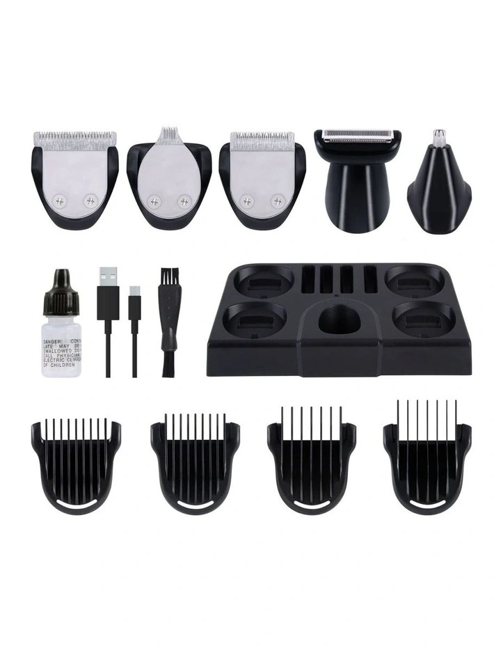 Remology 5-in-1 Rechargeable Grooming Kit - Trimmer, Precision, Nose & Ear, Design, Foil Shaver image 6