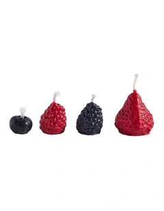 Wild Berries Candles | Set of 4