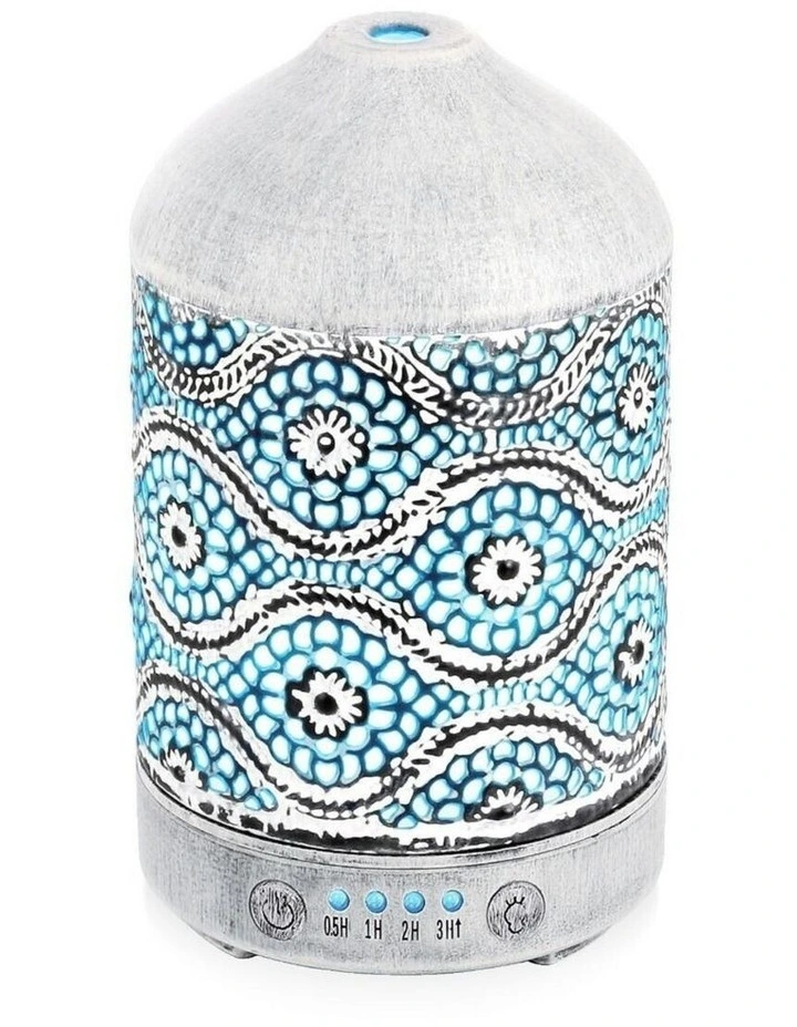 mbeat activiva Metal Essential Oil & Aroma Diffuser 100ml - White image 1