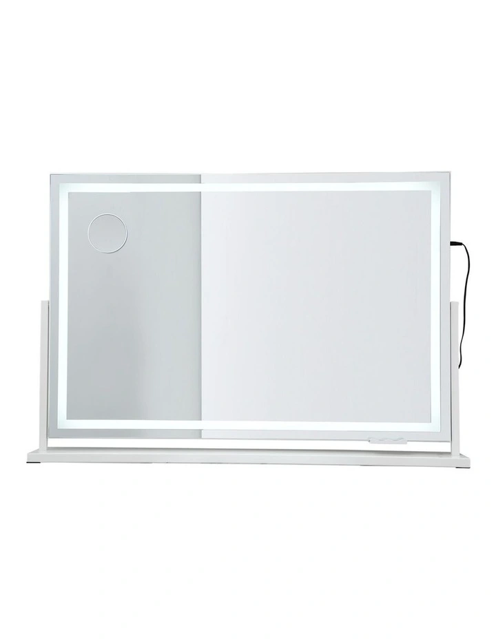 90x60cm Makeup Mirror 360 degree Rotatable Vanity Mirror 10x magnifing image 3