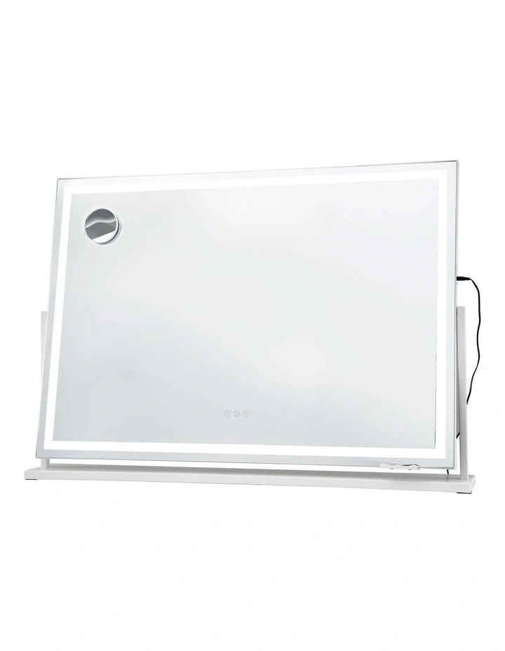 100x70cm Makeup Mirror 360 degree Rotatable Vanity Mirror 10x magnifing image 1