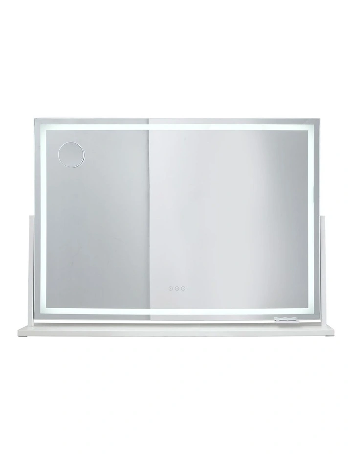 100x70cm Makeup Mirror 360 degree Rotatable Vanity Mirror 10x magnifing image 3