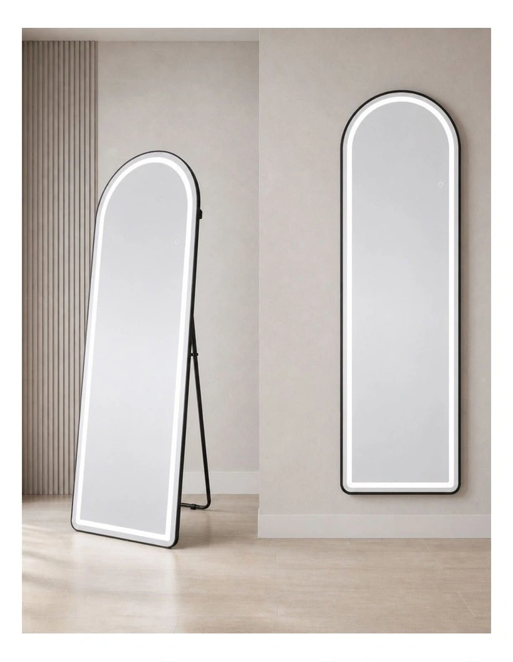 Full-Length Hanging Mirror 160x50cm with LED Lights, Touch Control, USB & Type-C Output image 3