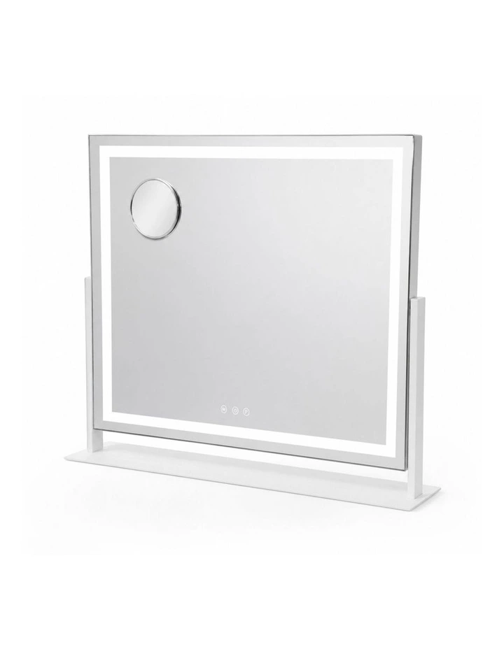 LED Makeup Mirror 64cm x 50.3cm with Adjustable Brightness & Magnifying Mirror image 4