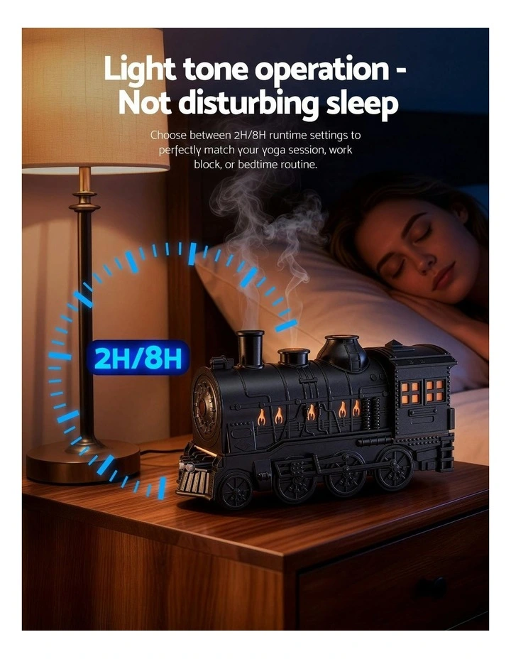 Train Aroma Essential Oil Humidifier Diffuser 300ml image 7