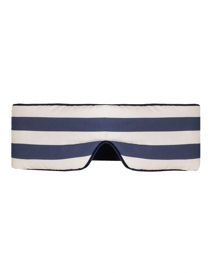 Men's Kit Deep Rest Eye Mask in Classic Navy Stripe image 1