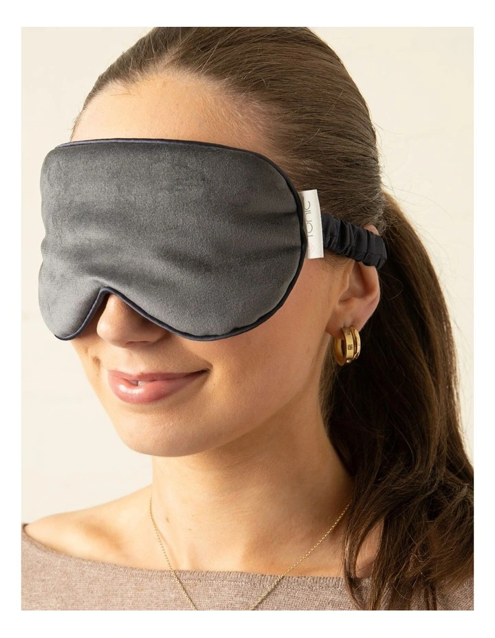 Limited Edition Velvet Eye Mask Steel image 4