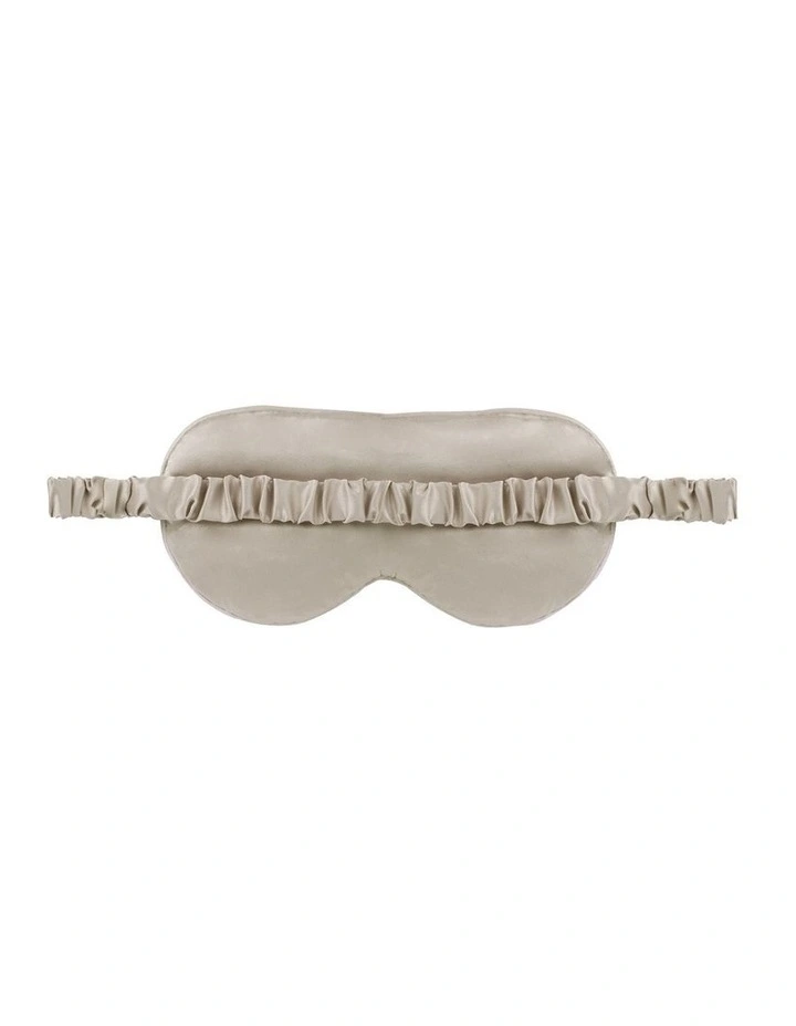 Limited Edition Velvet Eye Mask Latte image 2