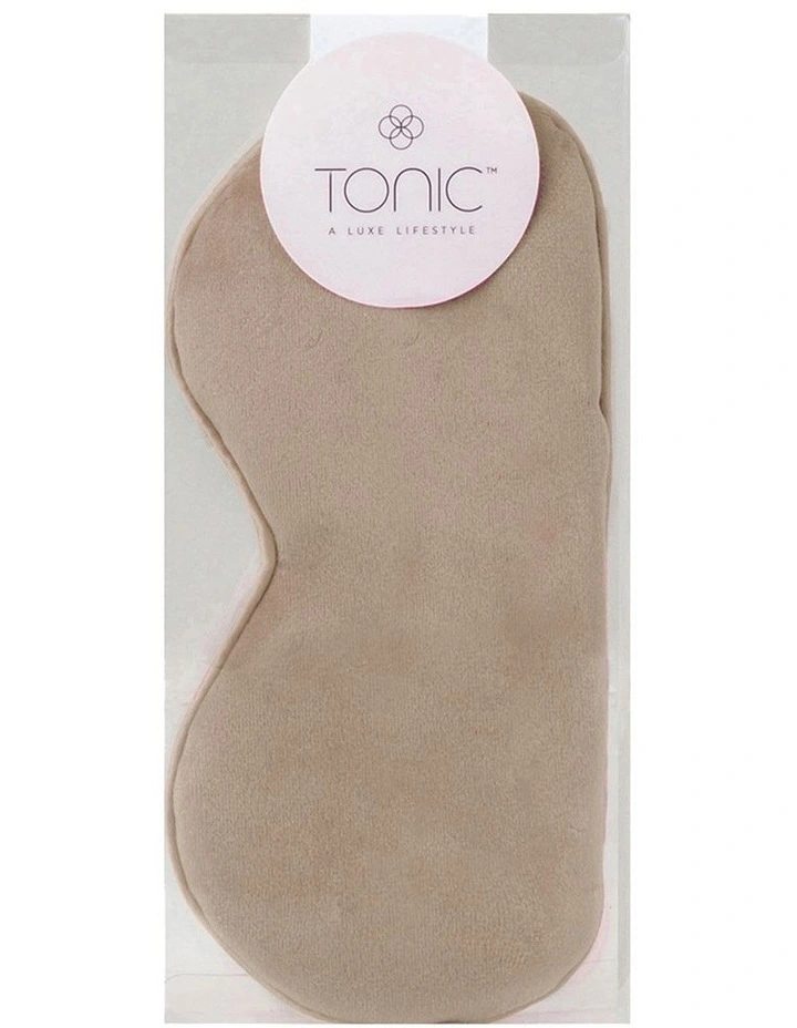 Limited Edition Velvet Eye Mask Latte image 3