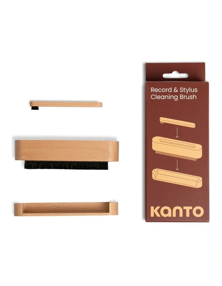 Kanto TT-SB 2-in-1 Carbon Fiber Record and Stylus Cleaning Brush image 1