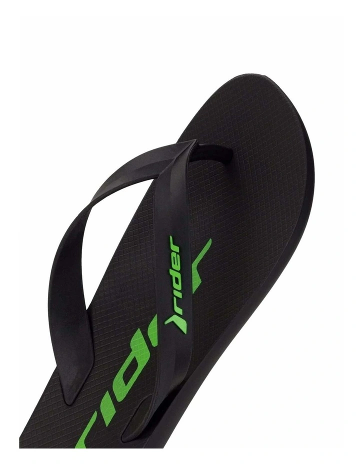 Flip Flop in Black/Green image 3