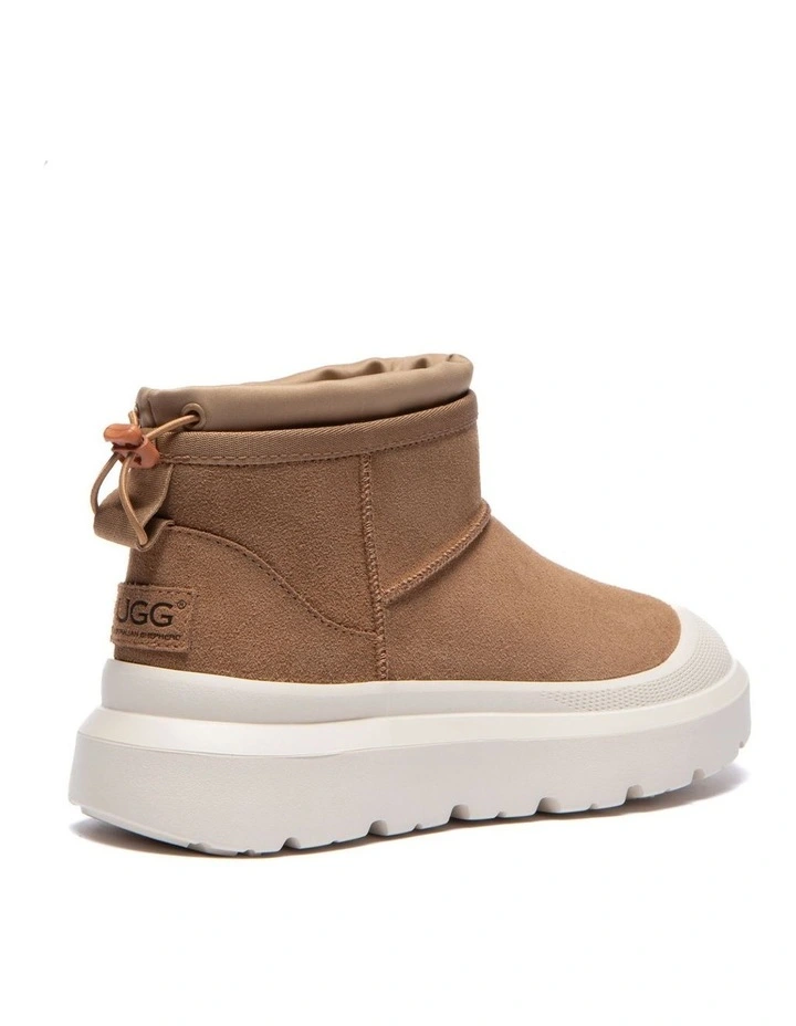 Australian Shepherd UGG Men Brano Drawstring Large Size Boots image 3