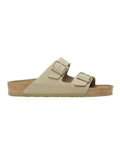 Birkenstock Arizona Birko-Flor Sandals - Regular - Faded Khaki
