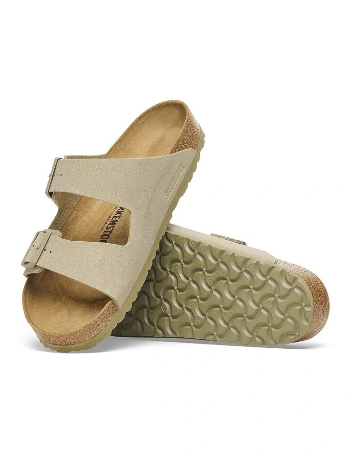 Birkenstock Arizona Birko-Flor Sandals - Regular - Faded Khaki image 2