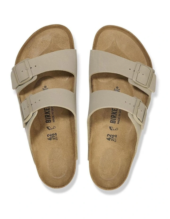 Birkenstock Arizona Birko-Flor Sandals - Regular - Faded Khaki image 3